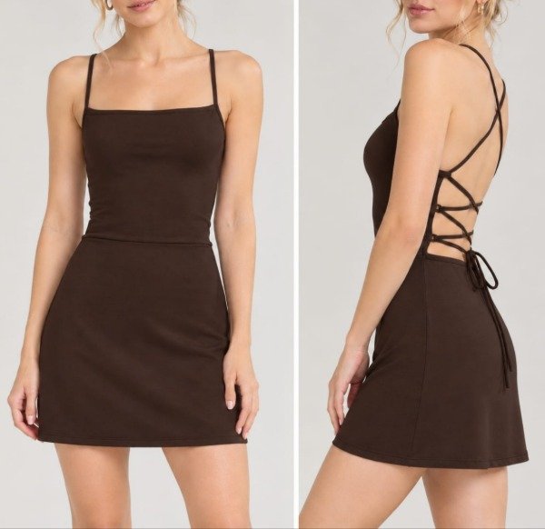 Producto - (#4168) VEST. CORTO ESP/TIRAS CRUZADA - 2