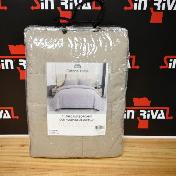 Producto - CUBRECAMA LADRILLO C/FUNDA TWIN