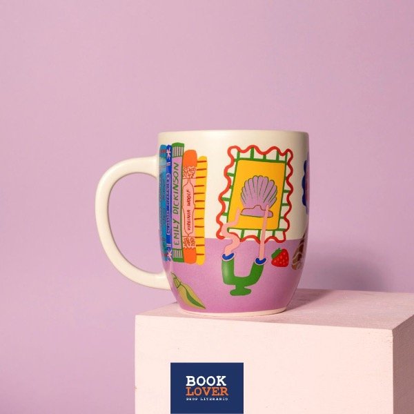 Producto - Taza de cerámica Libros