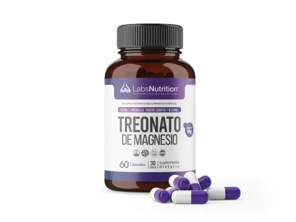 Producto - Treonato de magnesio 500 mg (60 capsulas) - Labs Nutritión