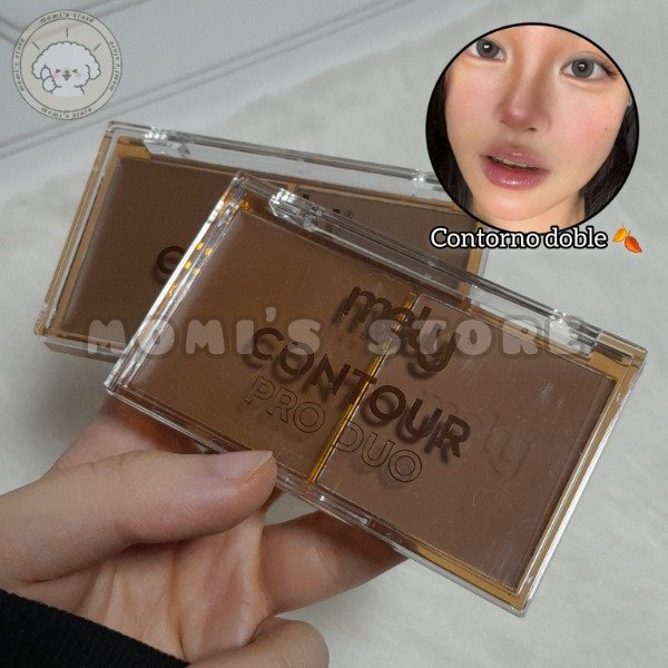 Producto - Contorno doble: crema + polvo Mely "Contour Pro Duo"