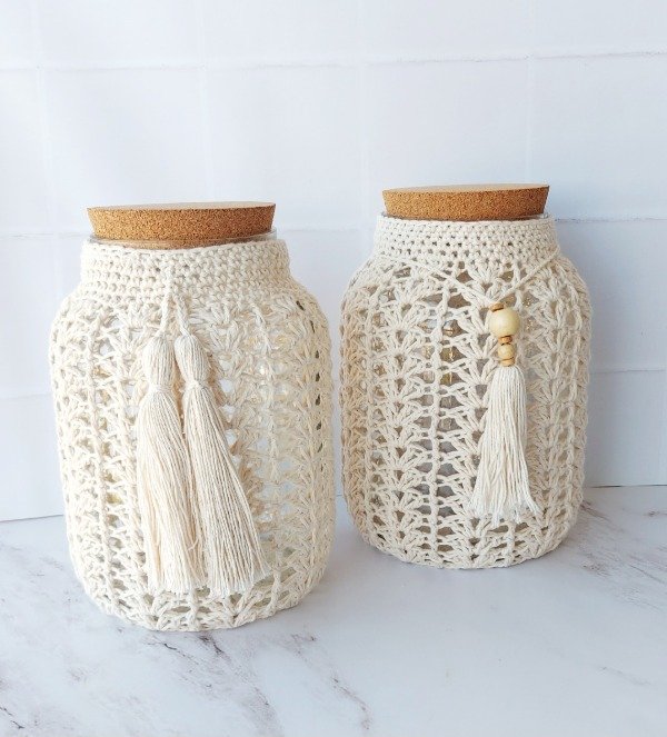 Producto - Frasco xxl con funda tejida SALE!