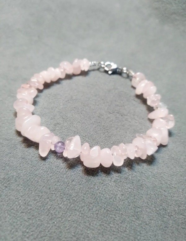 Producto - Pulsera cuarzo rosa