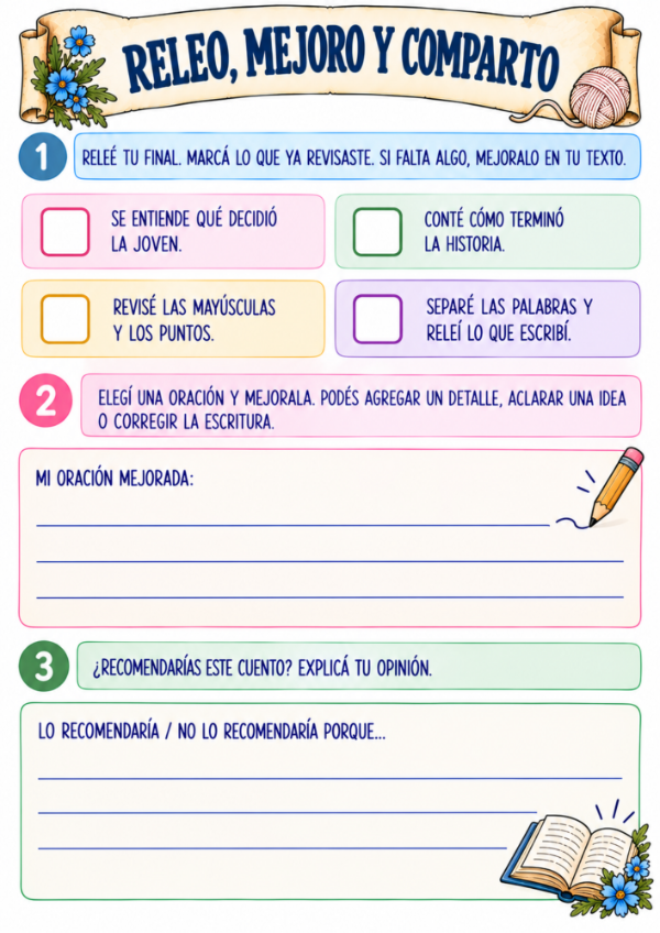 Producto - Las tres hilanderas: Actividades de lectura y escritura - 14