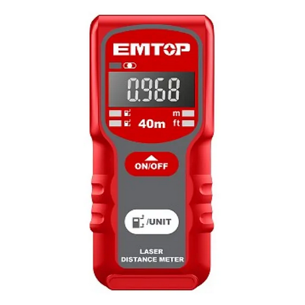 Producto - Medidor de Distancia Láser 0.05 - 40 m - EMTOP - EMDL1504