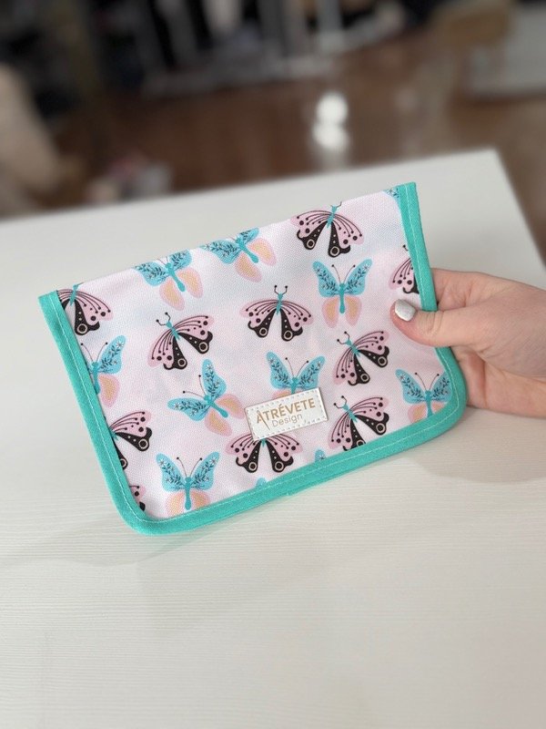 Producto - Maxi estuche - mariposa Aqua