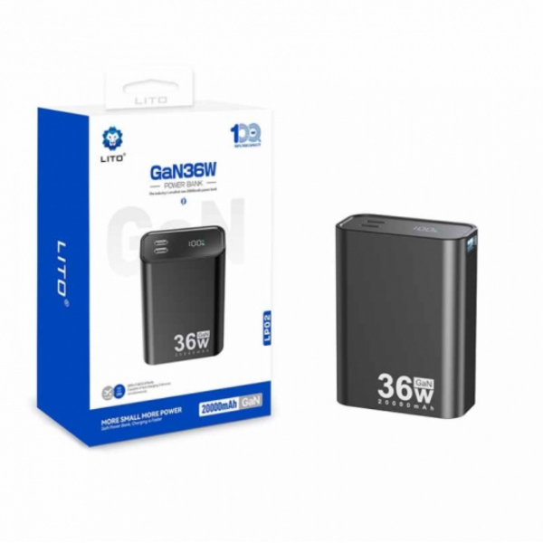 Producto - POWER BANK LP02 20.000 MAH 4 en 1
