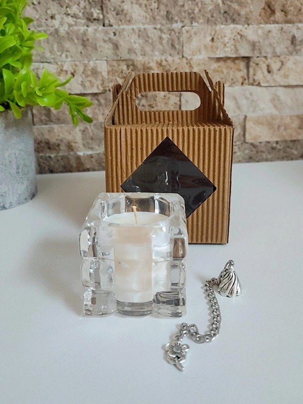 Producto - Mini Box portavelas cubo + apaga velas