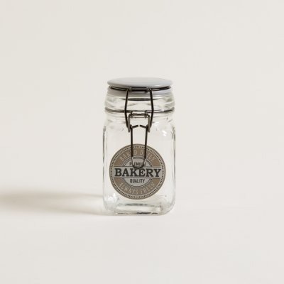 Producto - FRASCO HERMETICO DE VIDRIO CUADRADO BAKERY 600 ML