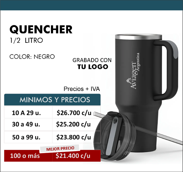 Producto - Quencher 1.2 lt. Desde