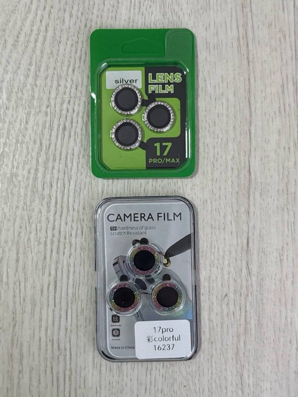 Producto - VIDRIO DE CÁMARA GLITTER PARA IPHONE 17 PRO / 17 PRO MAX