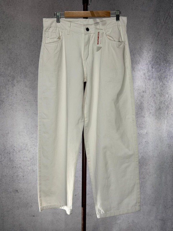 Producto - JEAN BAGGY BLANCO RIGIDO