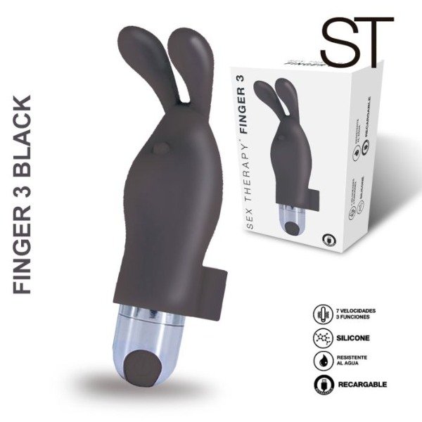 Producto - Estimulador Finger Bunny Black
