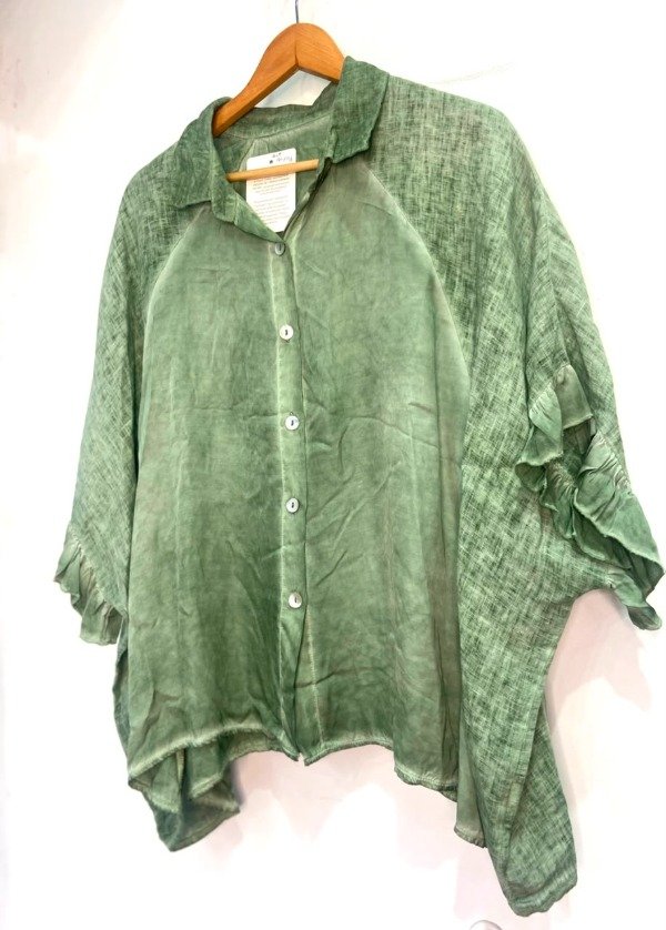 Producto - conjunto lino con saten - 2