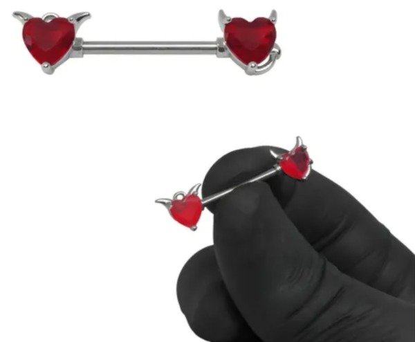 Producto - Nipple strass diablito