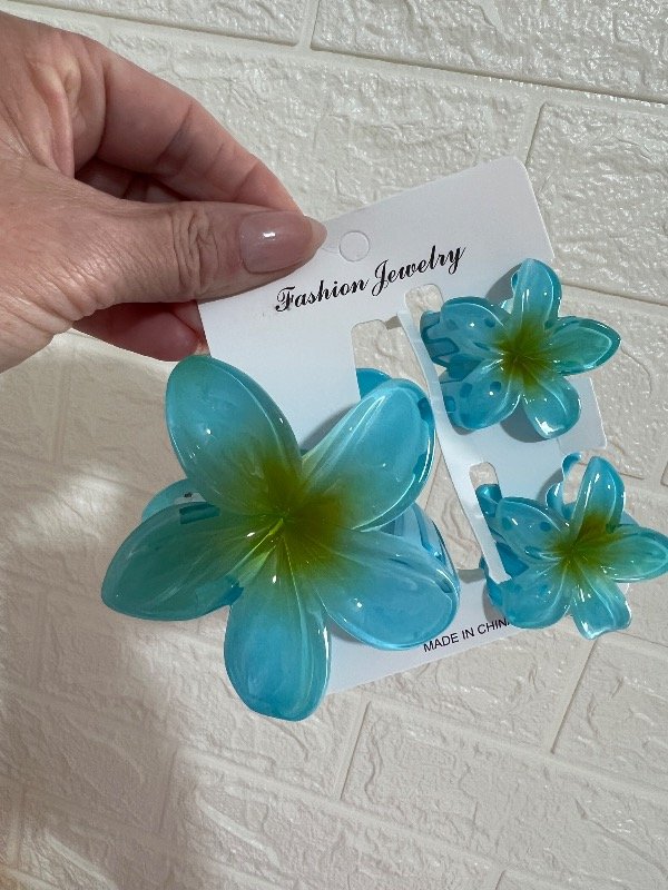 Producto - Set de broches para el Cabello - Diseño de Flores - 4