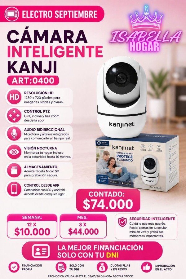 Producto - CAMARA INTELIGENTE KANJI COD:048