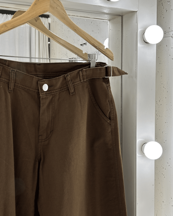 Producto - Jean Mom Regulable Chocolate