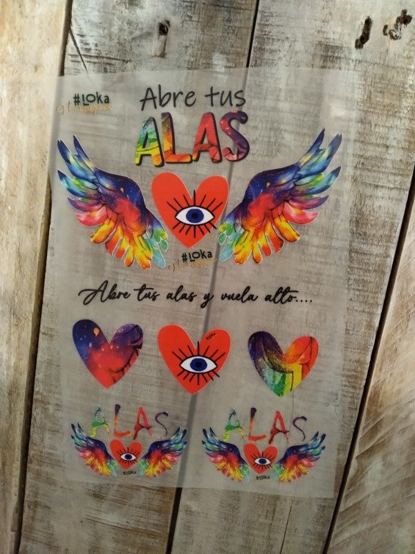 Producto - Termotransferibles 20x29cm Aves #6