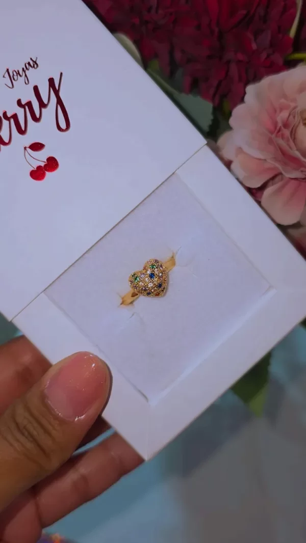 Producto - Anillo corazon colores inflado AD