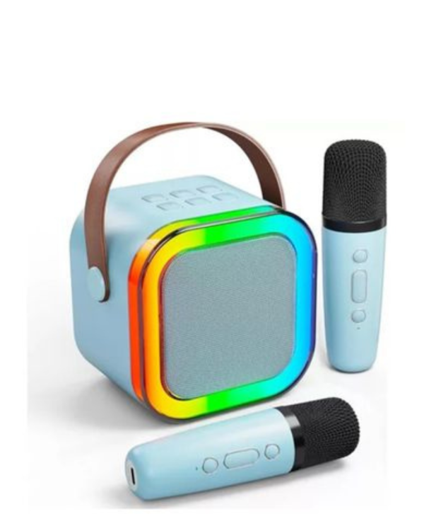 Producto - Parlante Karaoke Suono Con 2 Micrófonos Led Rgb Bluetooth