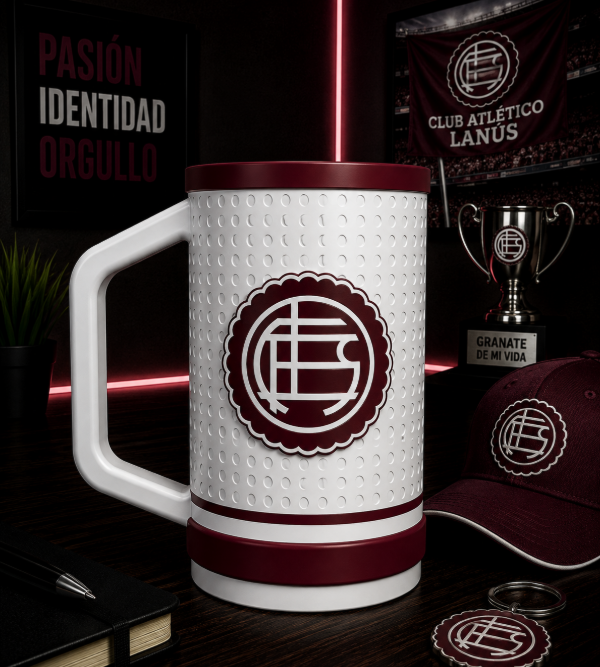 Producto - Club Atletico Lanus Blanco 650cc - 1