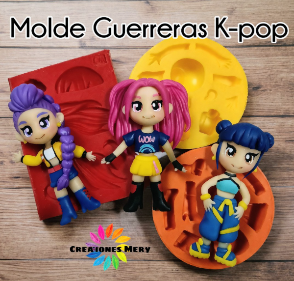 Producto - Molde Guerreras K-pop