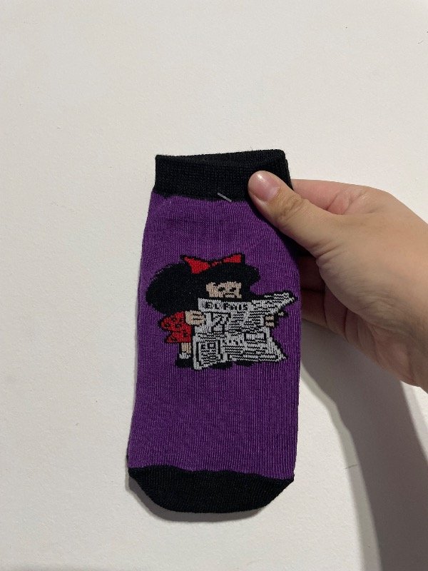 Soquete adulto Mafalda morado