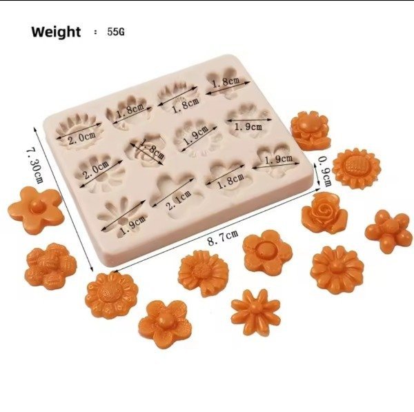 Producto - Aplique Flores x12 BM3441