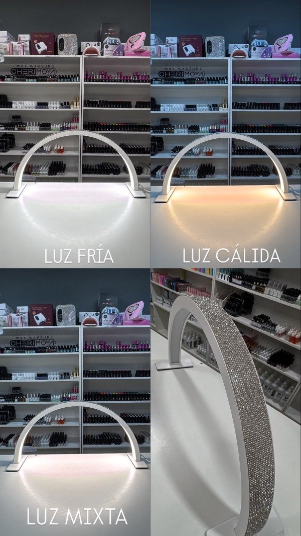 Producto - LAMPARA CHICA STRASS MEDIA LUNA - 0