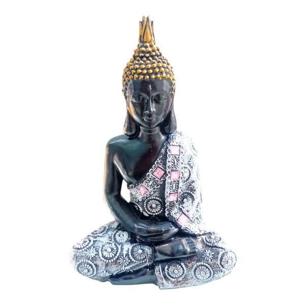 Producto - BUDA RESINA PLATEADO 30 CM - BUDA#49