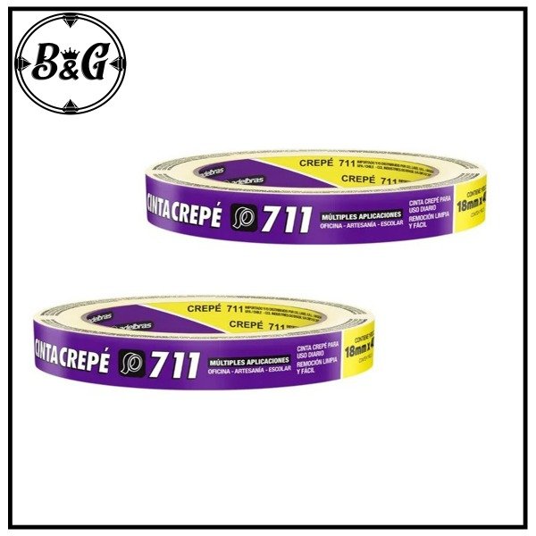 Producto - Cinta papel adhesiva 12mmx40mts (UNIDAD)