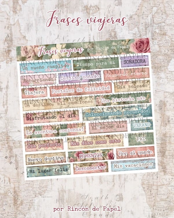 Producto - Frases viajeras