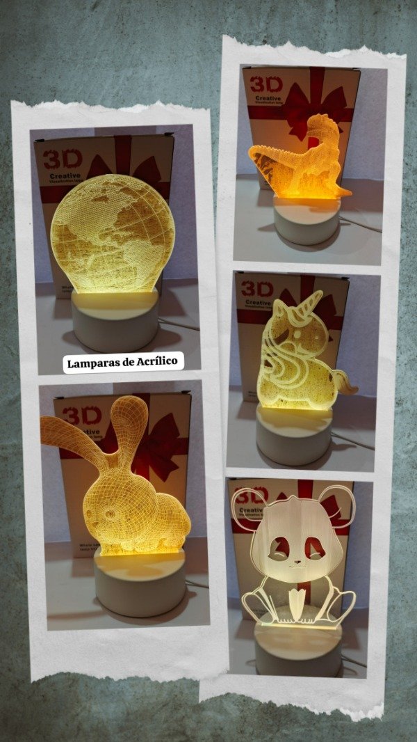 Producto - LAMPARA ACRILICO 3 LUCES