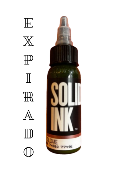 Producto - TINTA SOLID INK 1OZ OLIVE EXPIRADO