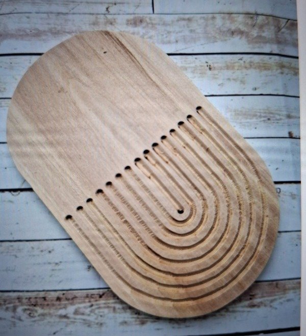 Producto - Tabla doble.Arcoiris 30 x 20 x 1