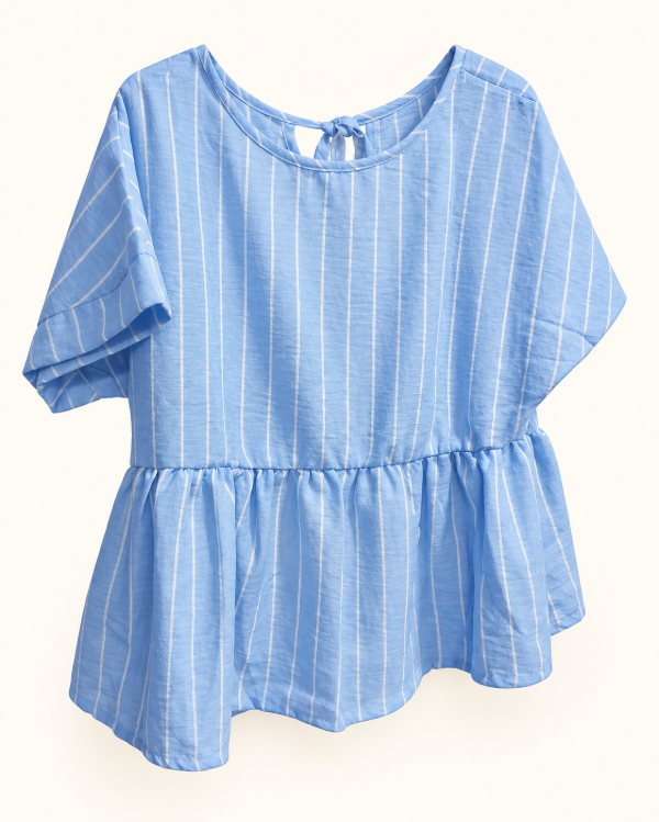 Producto - Blusa Rayada Abierta Atras - 9