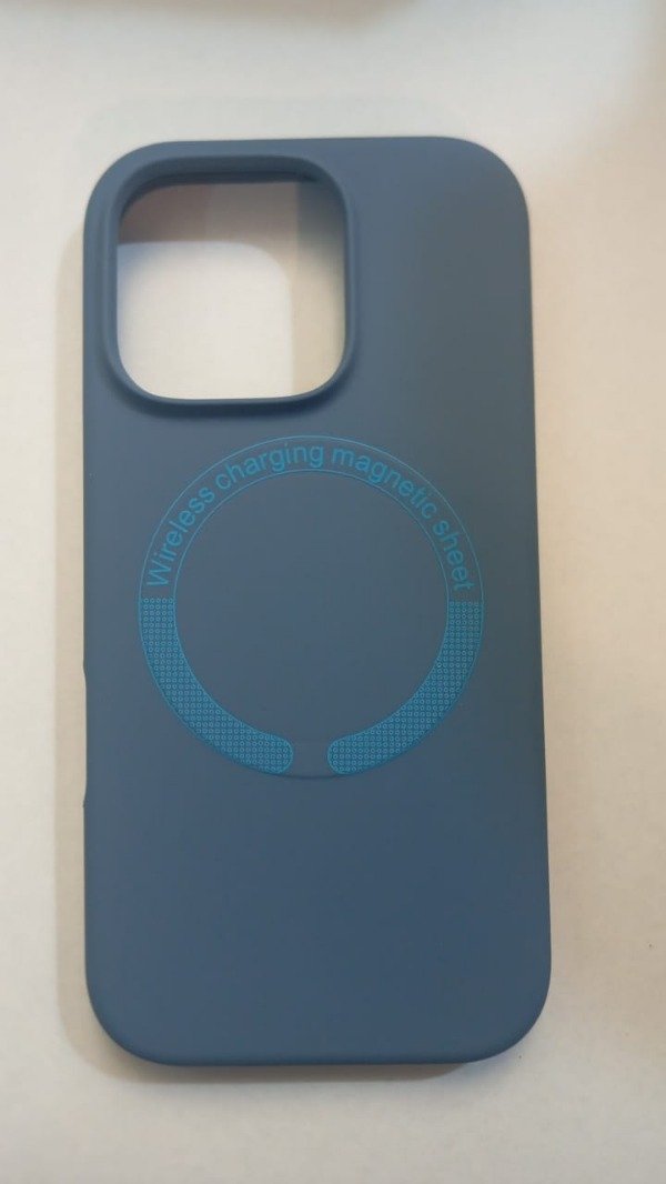 Producto - Funda Silicone Case con MagSafe Azul para iPhone 16 Pro