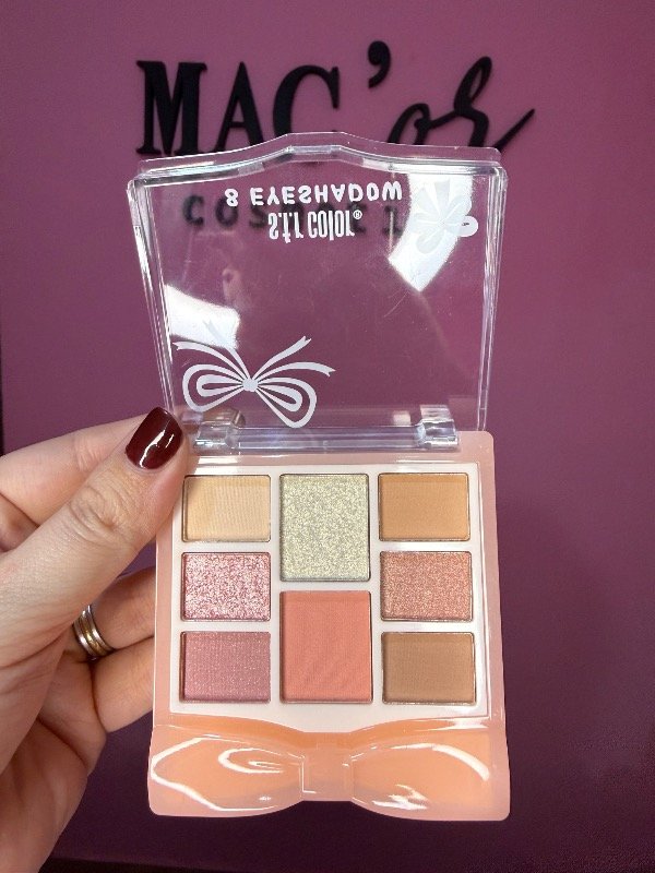 Producto - Paleta de sombras con rubor e iluminador moño Sfr - 0