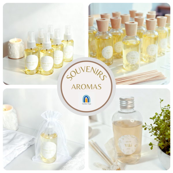 Producto - Souvenirs difusores de aromas y textil (MÍNIMO 10 UNIDADES)