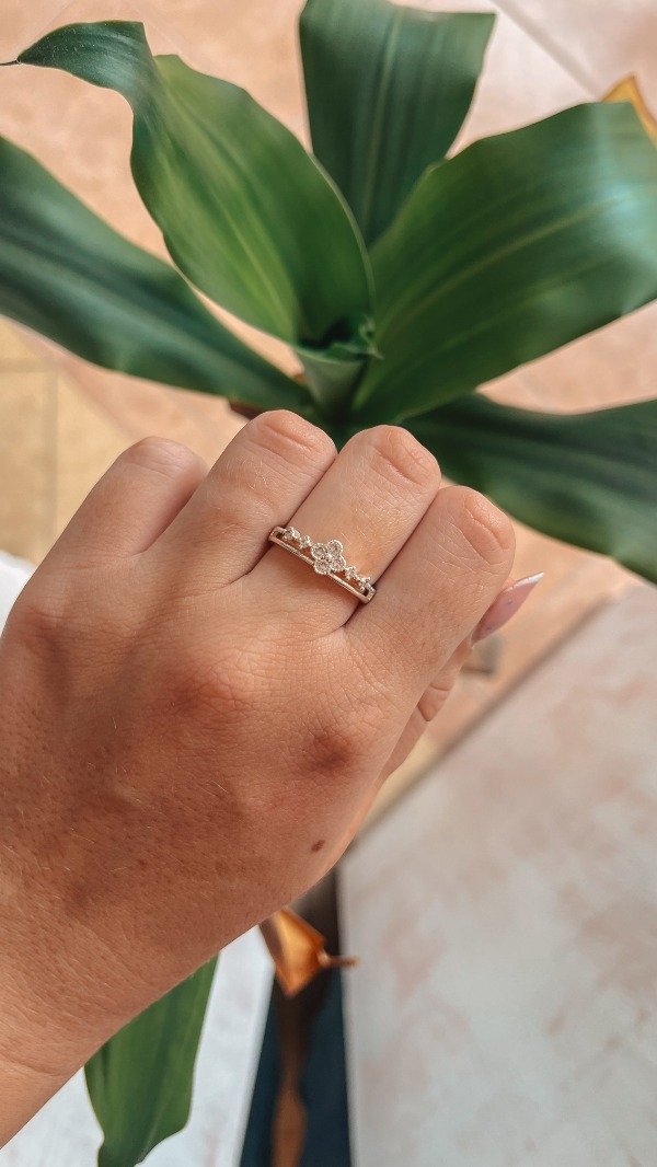 Producto - Anillo Trebol Cubic