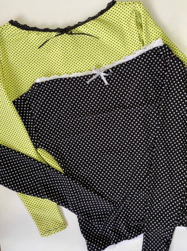 Producto - Polka - tee yellow
