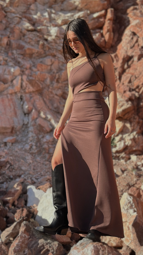 Producto - Vestido Pilar Tostado