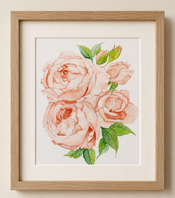Producto - Acuarela rosas