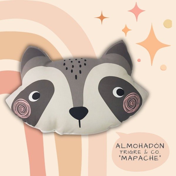 Producto - Almohadón Mapache