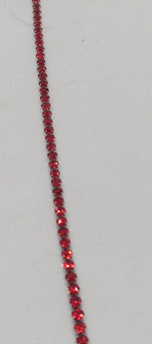 Producto - Pulsera roja con strass