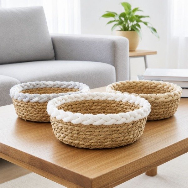 Producto - Canasto Trenzado Deco