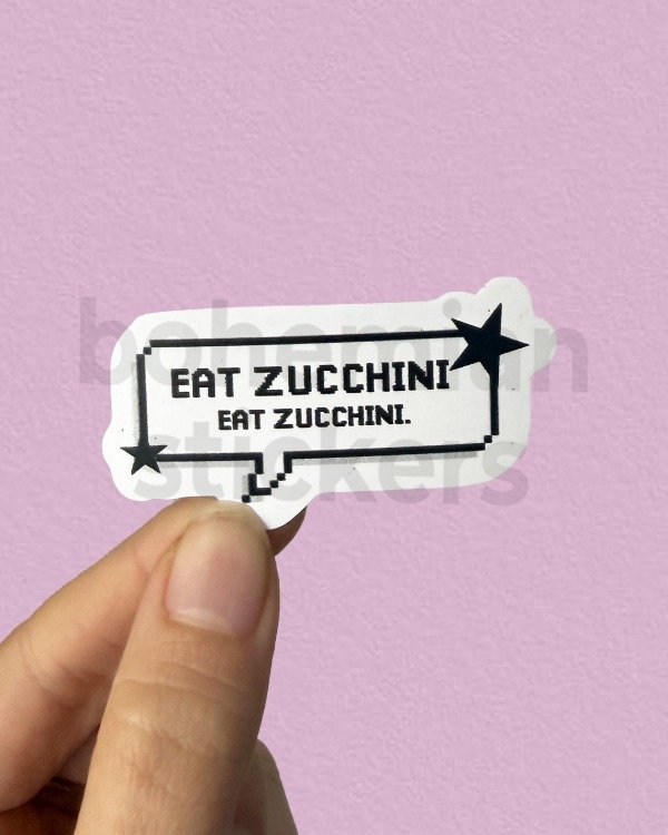 Producto - EAT SUCCHINI "INTERNET GIRL" - Sticker individual de Katseye