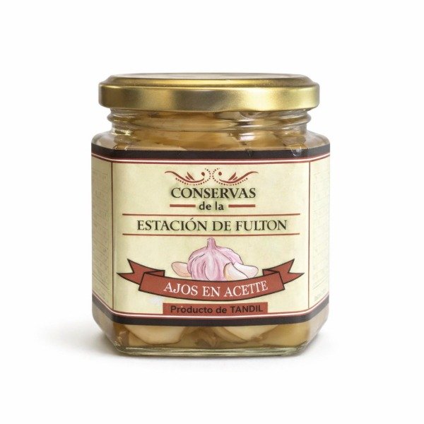 Producto - Ajos Enteros En Aceite Conservas Fulton Tandil x200gr
