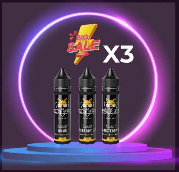 Producto - 3 VaporFox Gold 60ml